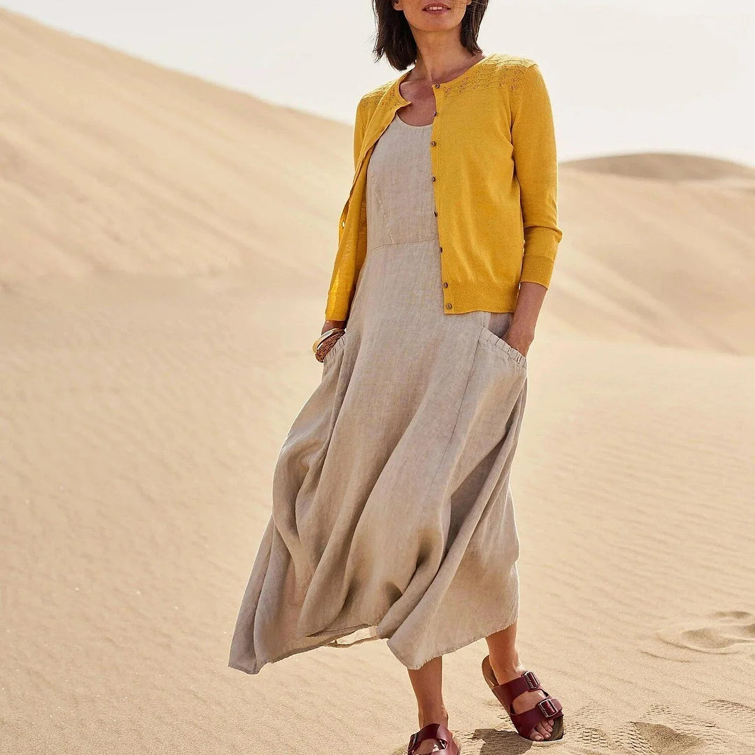 Scotia – Cool, comfy linen dress