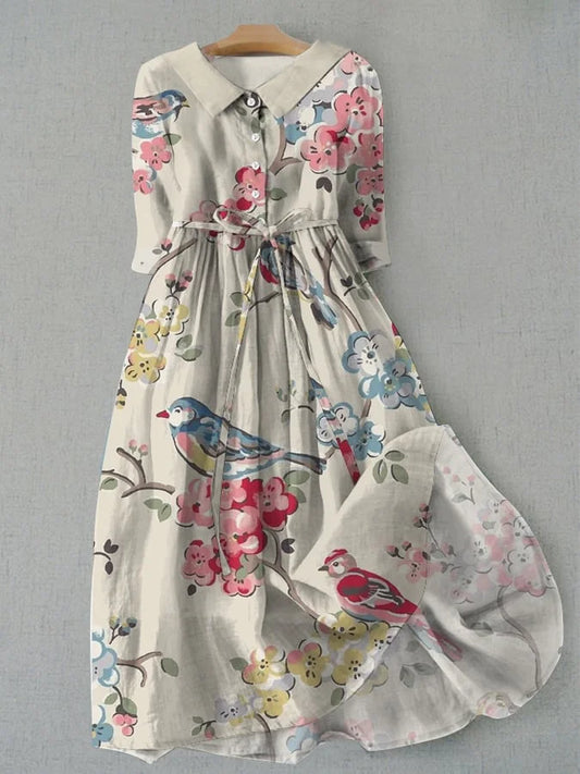 Vintage Floral Charm Dress by Pau