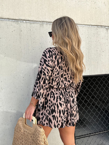 Wild Elegance Everyday Jumpsuit in Leopard Print