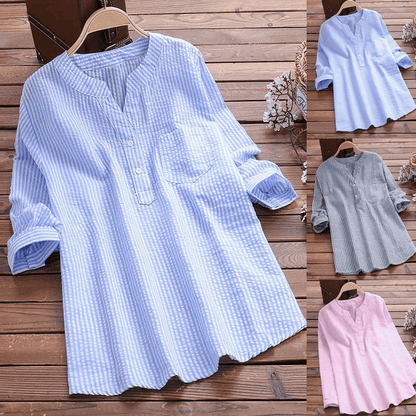 Filomina – Soft striped casual top