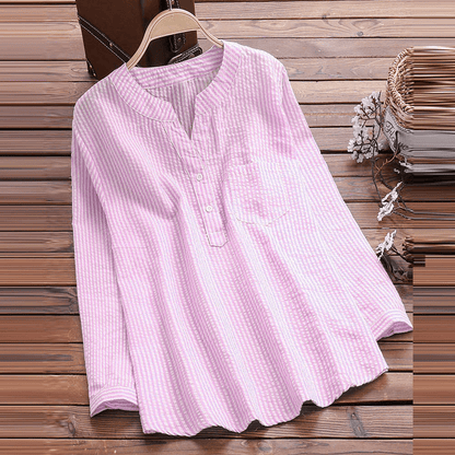 Filomina – Soft striped casual top