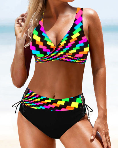 Earle - Colorful Bikini Swimsuit