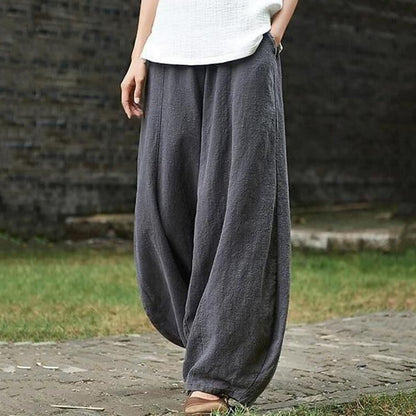 Maggie's Cozy Lantern Trousers - Effortless Elegance