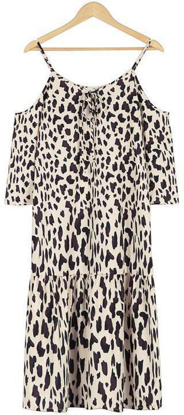 Veda - Speckled Leopard Print Dress