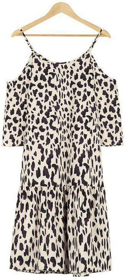 Veda - Speckled Leopard Print Dress