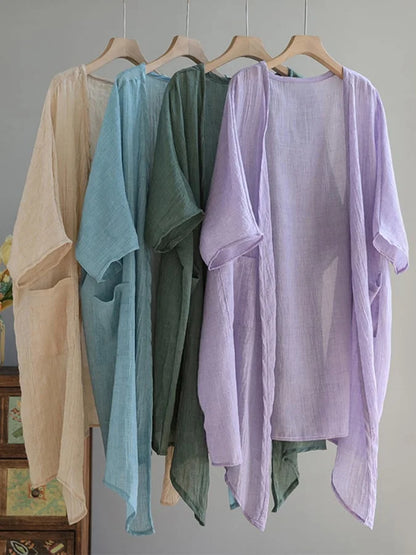 Sunny – Cozy cotton linen cardigan