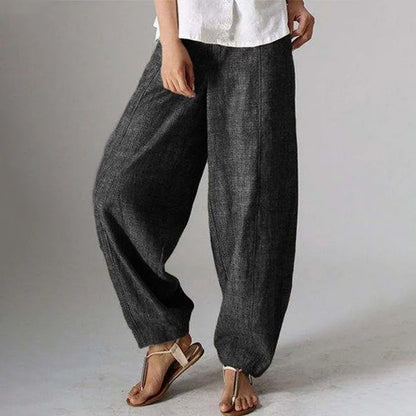 Relaxed Fit Cotton Blend Lounge Trousers