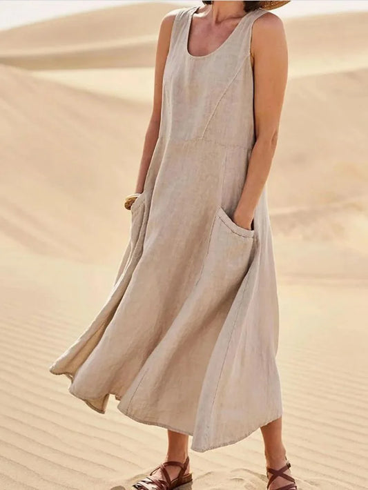 Scotia – Cool, comfy linen dress