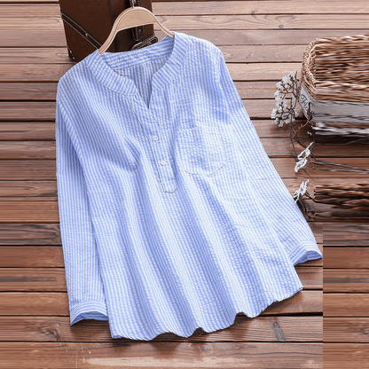 Filomina – Soft striped casual top