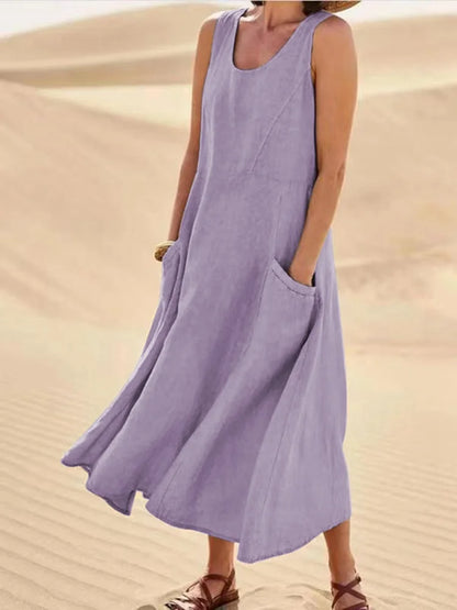 Scotia – Cool, comfy linen dress