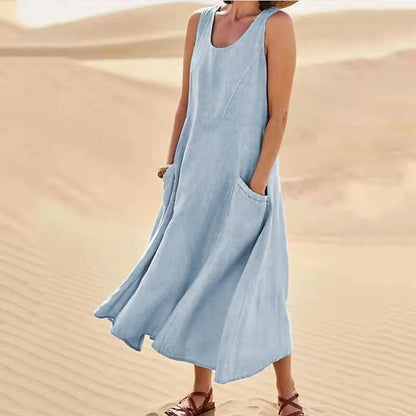 Scotia – Cool, comfy linen dress