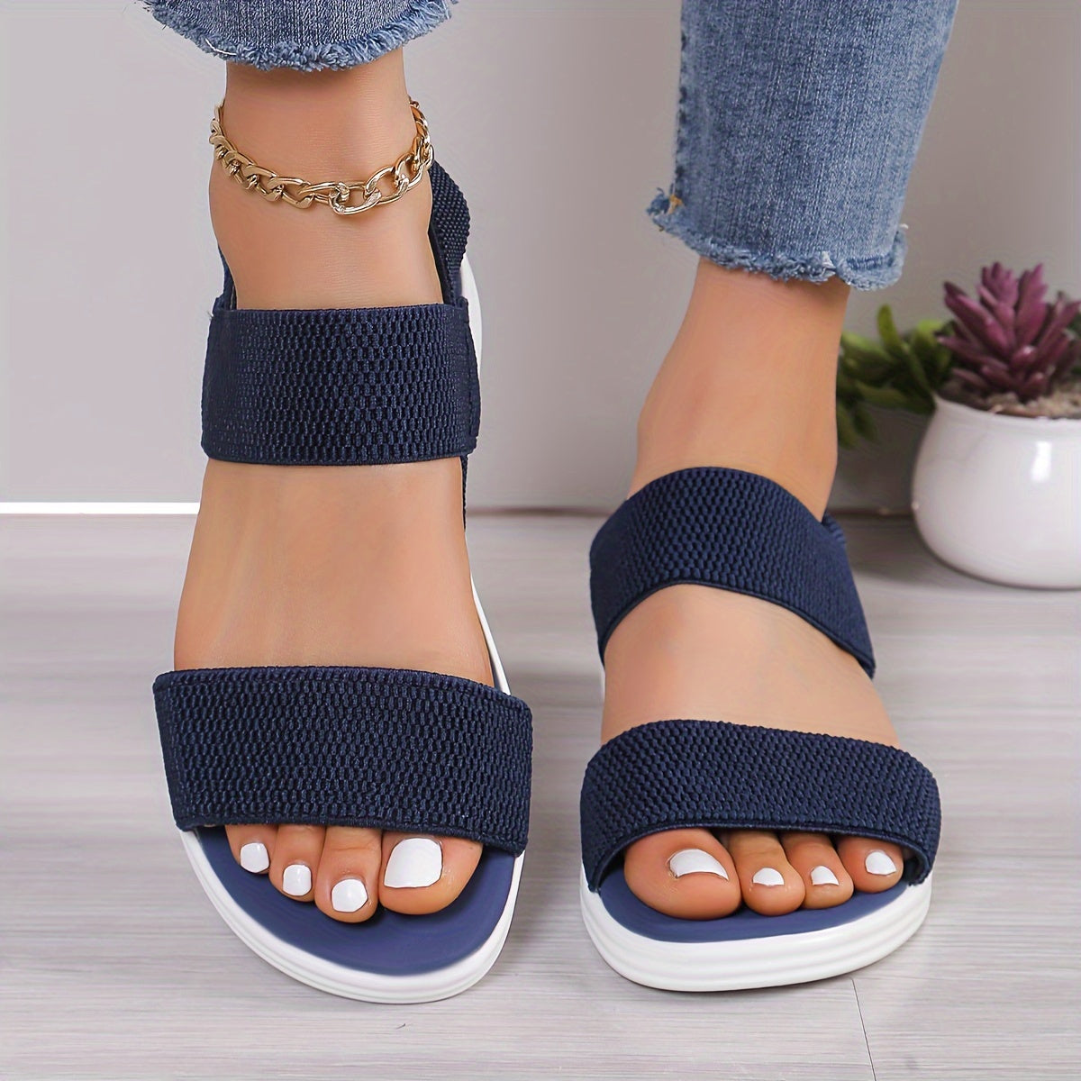 Emilia™ - Comfort-Focused Stretch Sandals