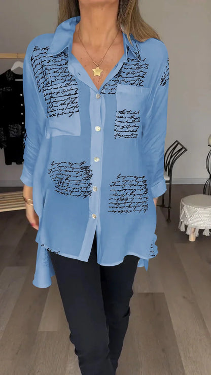 Lexi – Trendy letter print shirt