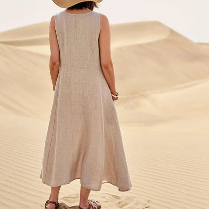 Scotia – Cool, comfy linen dress