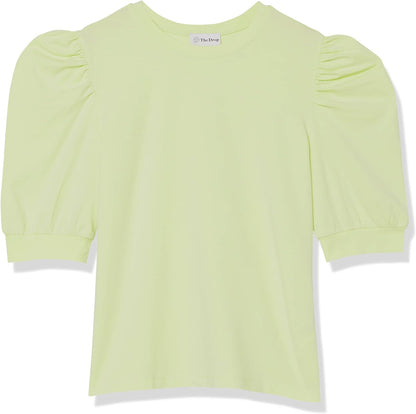 Chloe- Chic Puff-Sleeve Jersey T-Shirt for Women by The Drop