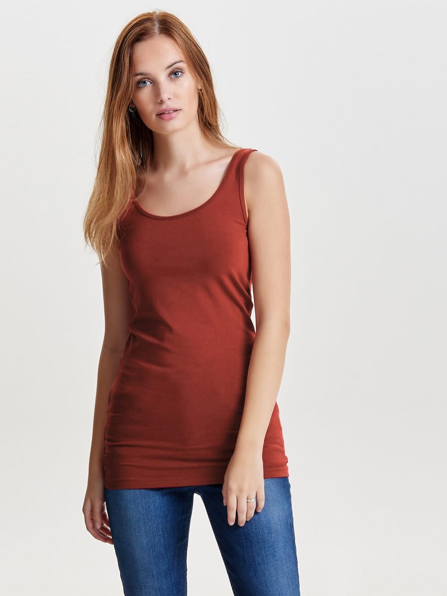 Alexandra - Women's Everyday Long Tank Top in Organic Cotton