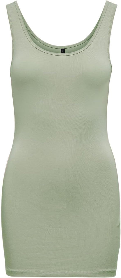 Alexandra - Women's Everyday Long Tank Top in Organic Cotton