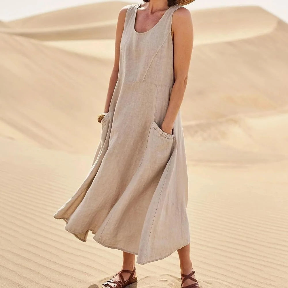 Scotia – Cool, comfy linen dress