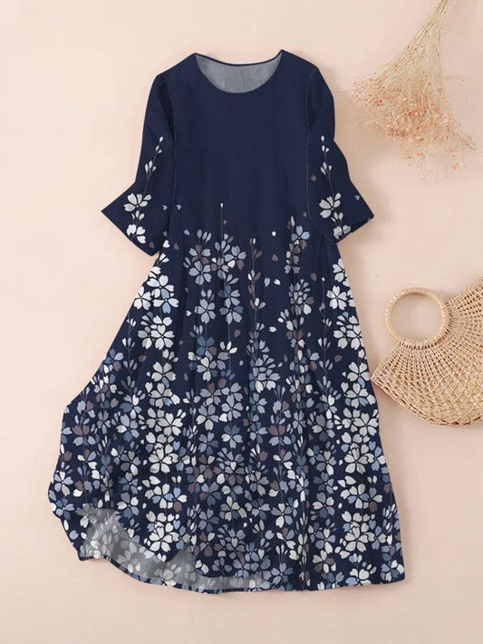 Lana Floral Elegance Dress - Enchanting Style