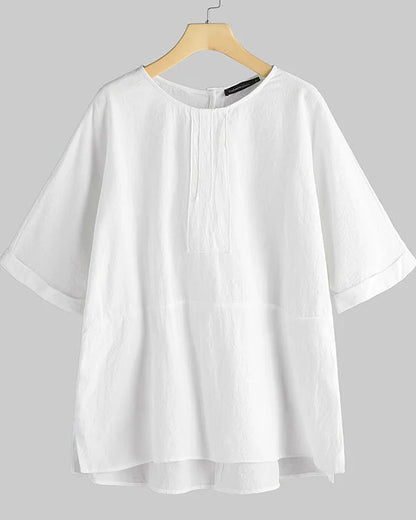 Marlie – Relaxed linen top for summer