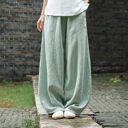 Maggie's Chic Lantern Trousers - Effortless Style Redefined