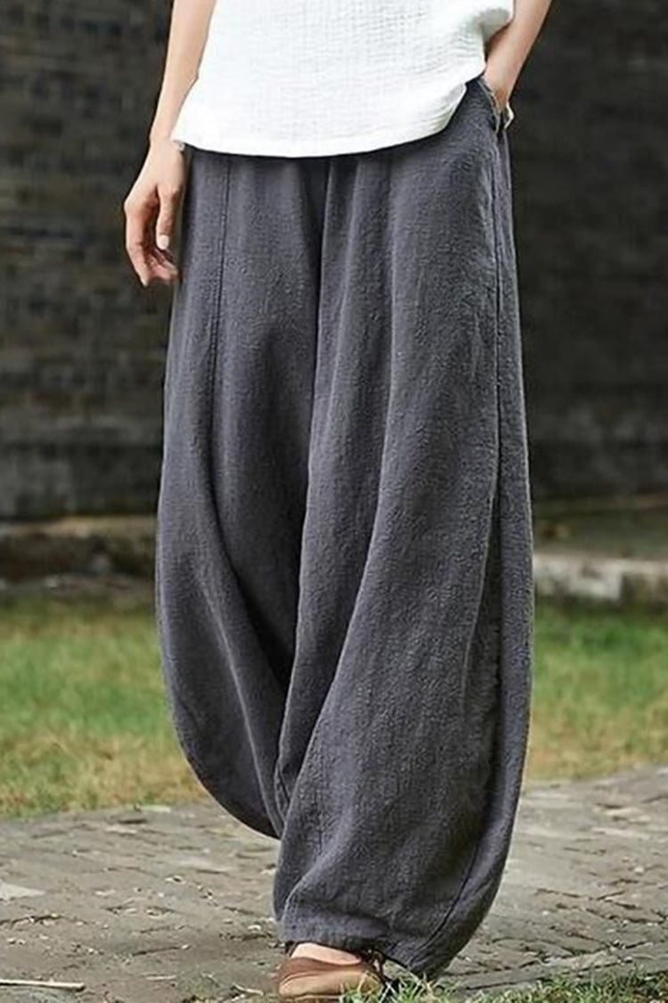 Maggie's Chic Lantern Trousers - Effortless Style Redefined