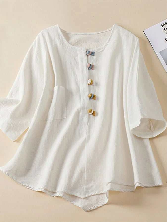 Sunny – Soft oversized linen top