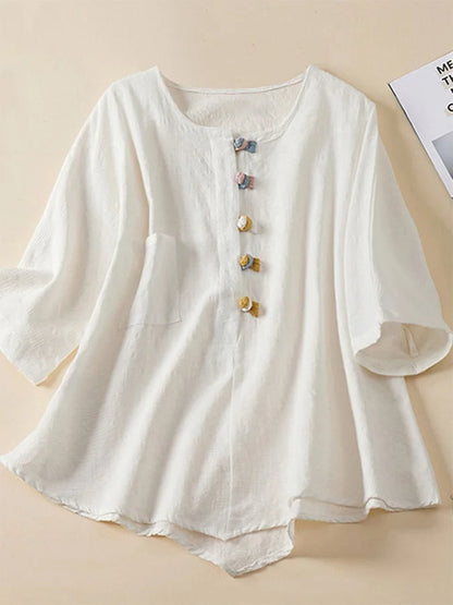 Sunny – Soft oversized linen top