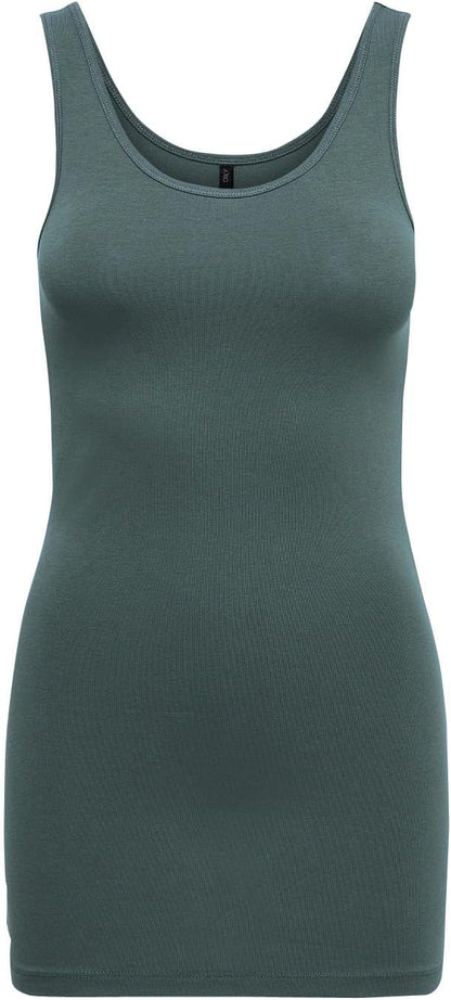 Alexandra - Women's Everyday Long Tank Top in Organic Cotton