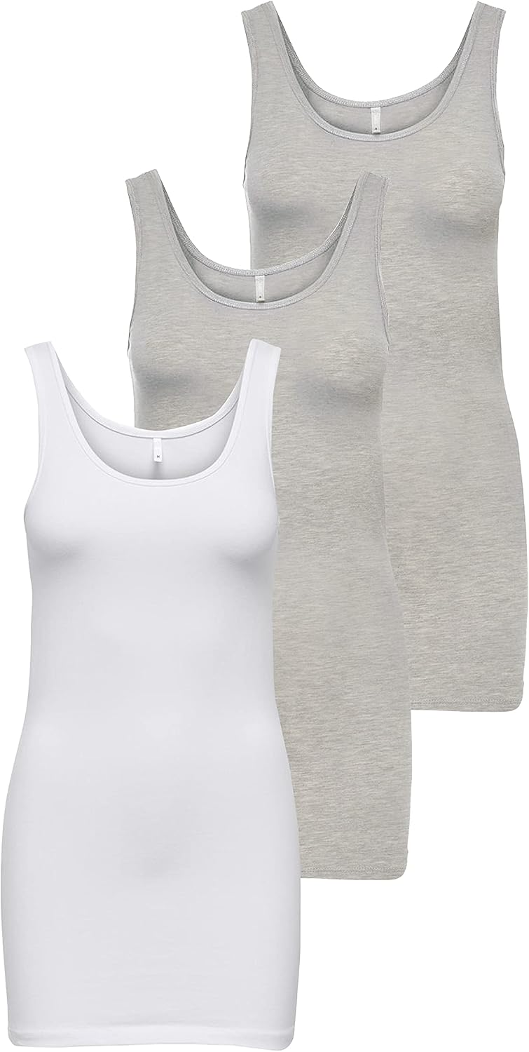 Alexandra - Women's Everyday Long Tank Top in Organic Cotton