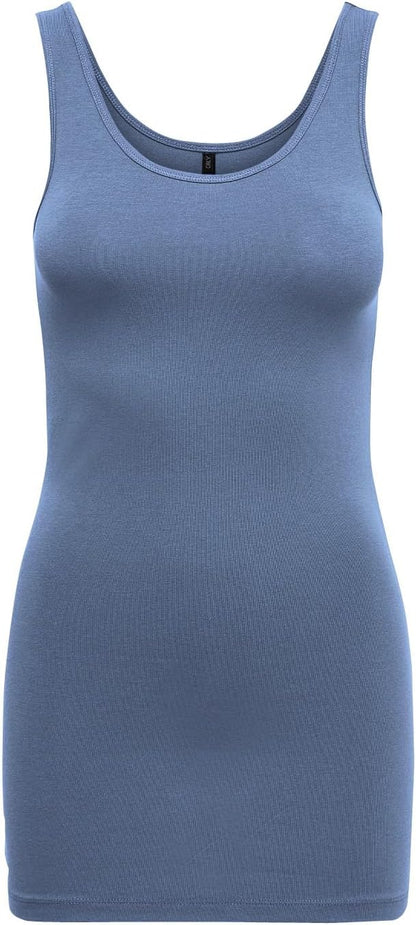 Alexandra - Women's Everyday Long Tank Top in Organic Cotton