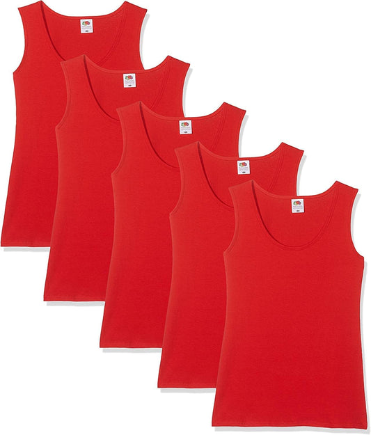 Colette - Women's Valueweight Athletic Vests (Pack of 5)