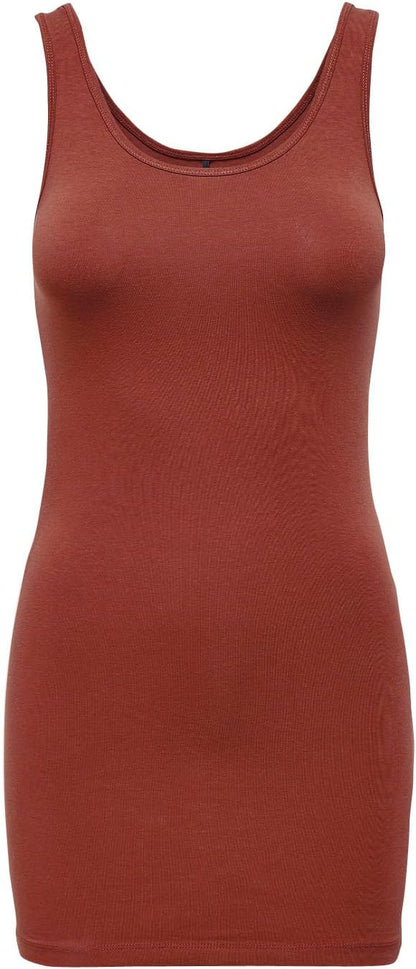 Alexandra - Women's Everyday Long Tank Top in Organic Cotton