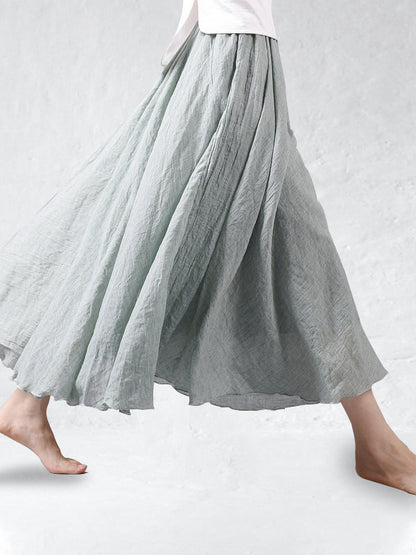 Linen Whisper Skirt - Effortless Elegance