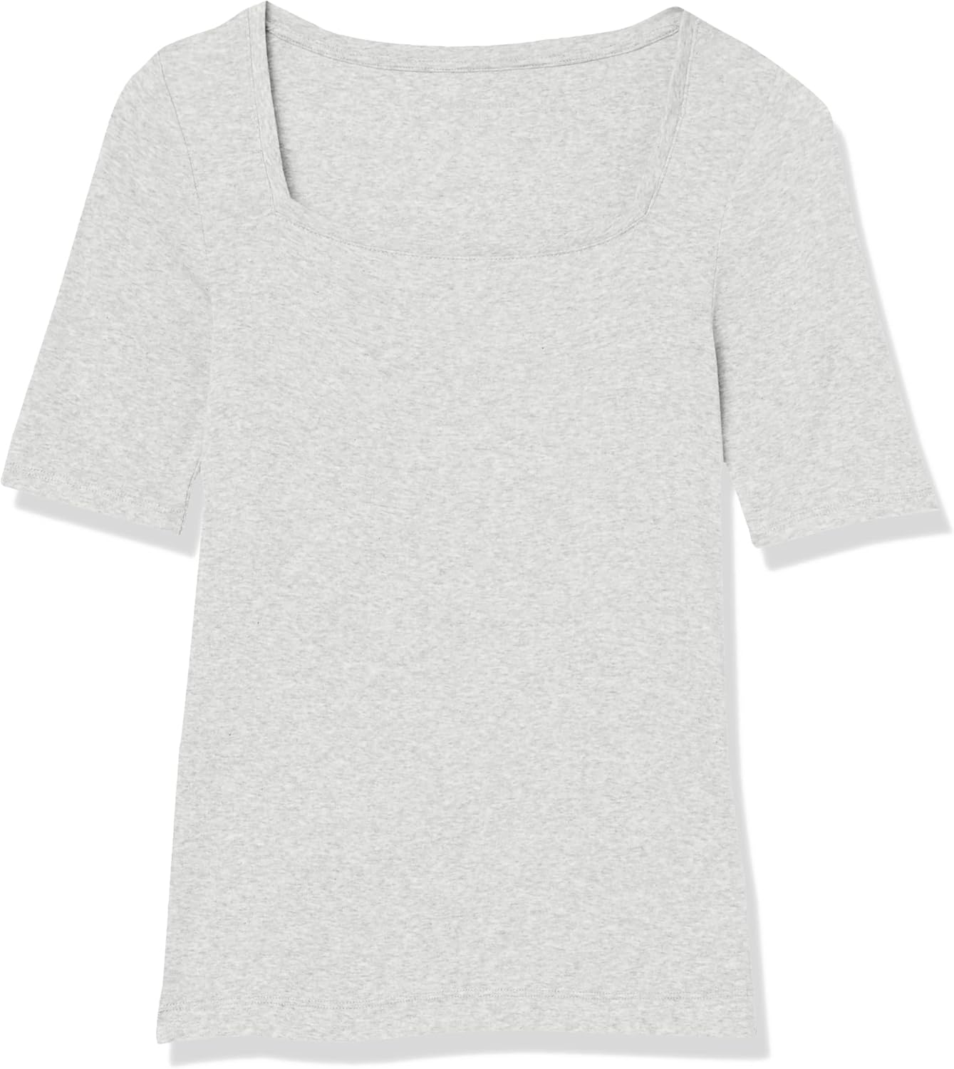 Tina - Essentials Women's Fitted Half Sleeve Square Neck Tee