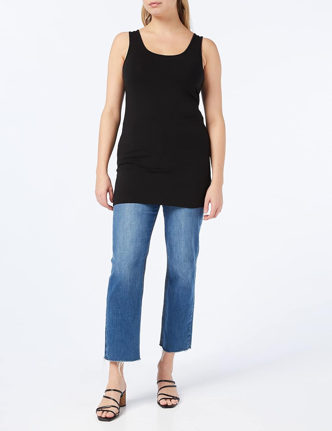 Alexandra - Women's Everyday Long Tank Top in Organic Cotton