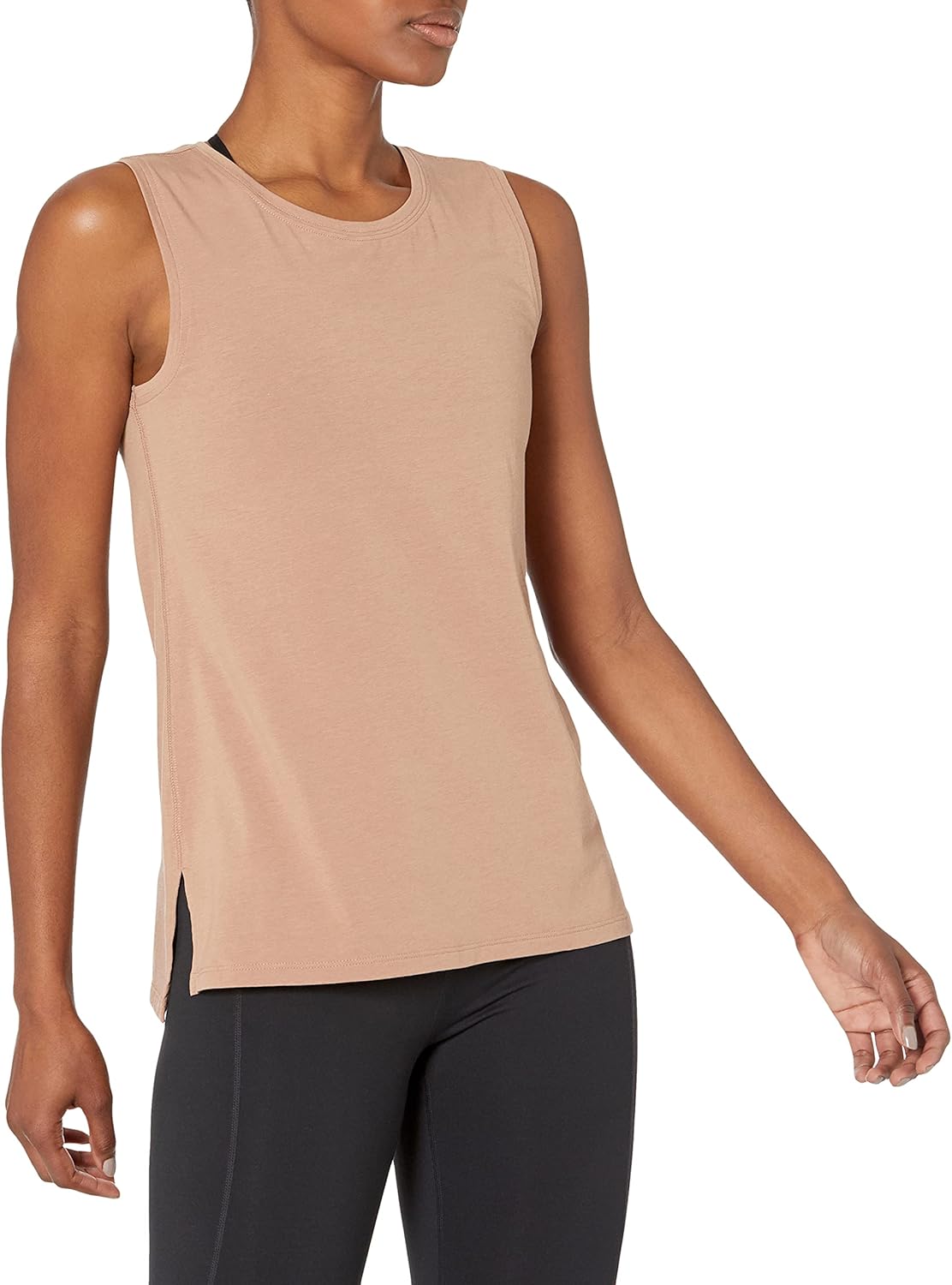 Catherine - Essentials Women's Soft Cotton Standard-Fit Yoga  Sleeveless Tank