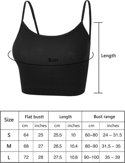 Charlie - Padded Women Lace Sports Bra Seamless Push Up Camisole for Yoga Fitness, 3 PCS