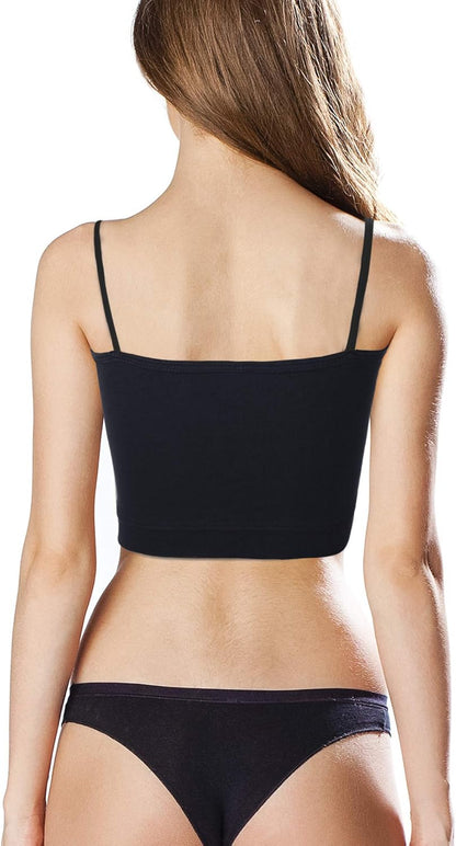 Charlie - Padded Women Lace Sports Bra Seamless Push Up Camisole for Yoga Fitness, 3 PCS