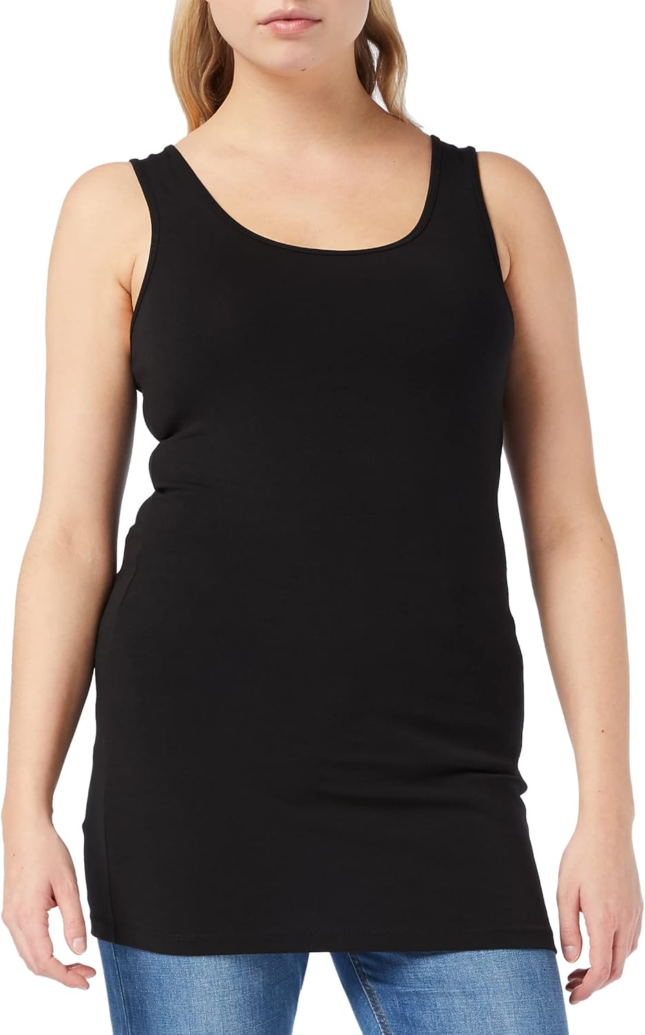 Alexandra - Women's Everyday Long Tank Top in Organic Cotton