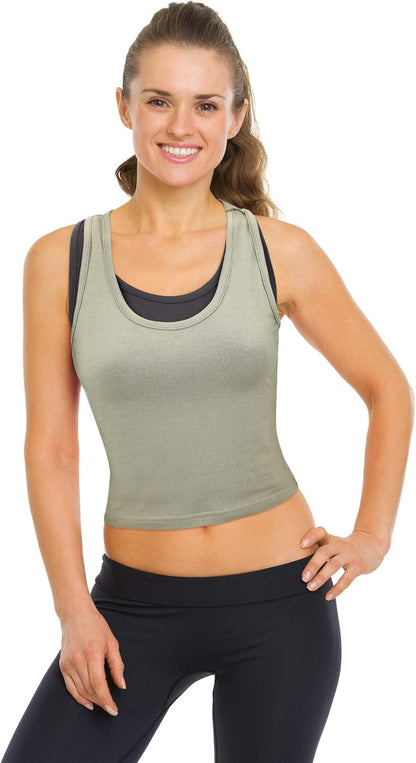 Frances - Essential 4-Pack Women's Cozy Crop Tanks