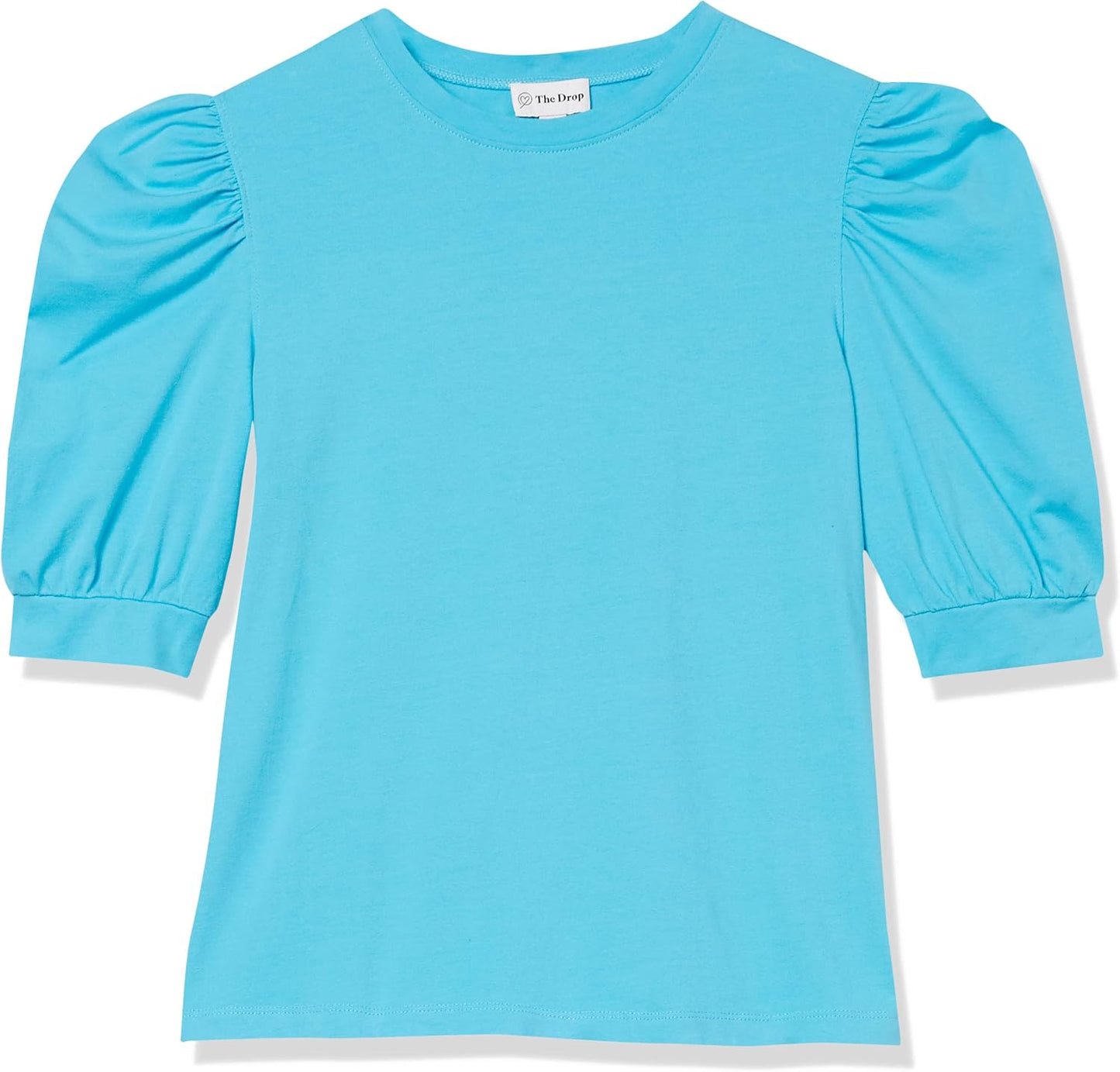 Chloe- Chic Puff-Sleeve Jersey T-Shirt for Women by The Drop