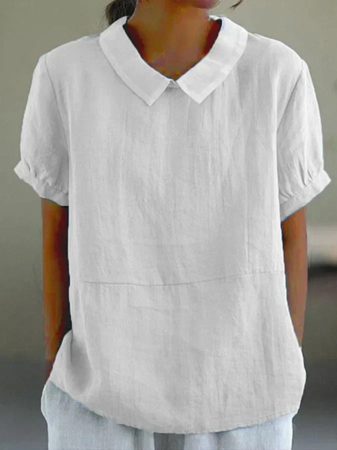 Eva | Cotton and Linen Top