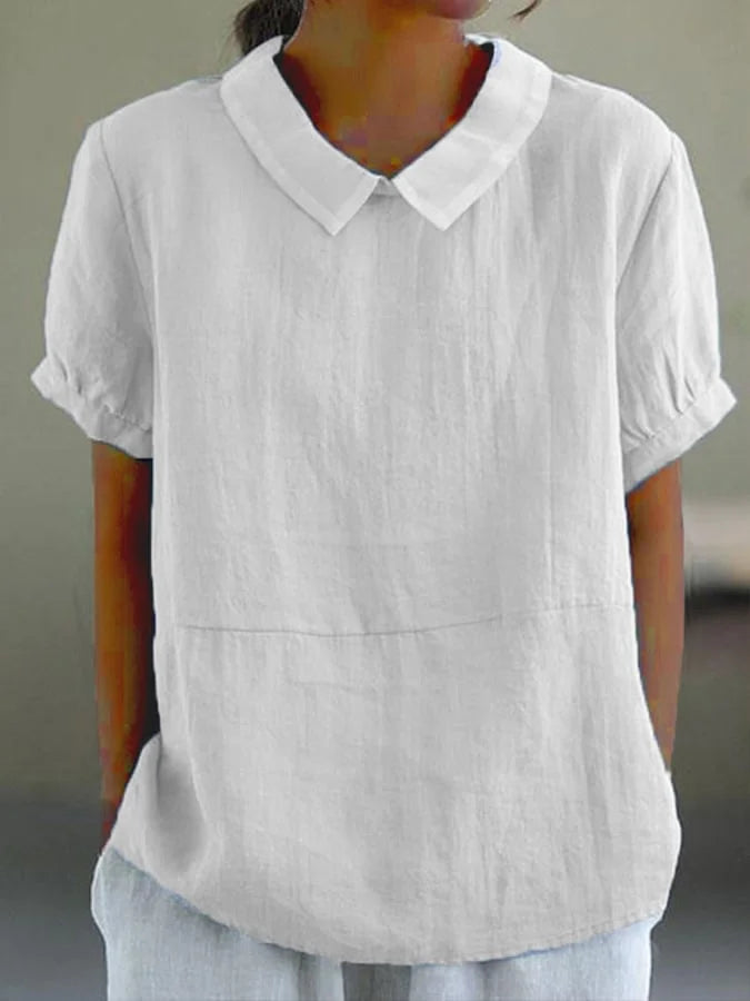 Finleigh – Soft cotton and linen top