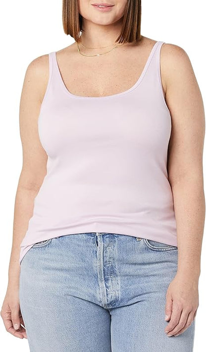 Joanne - Essentials Women's Slim-Fit Thin-Strap Tank Top, Pack of 2