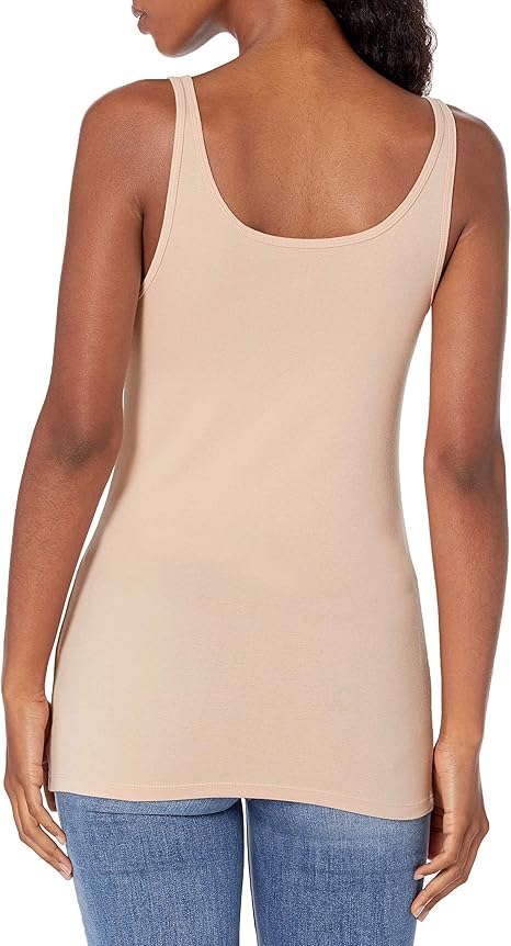 Joanne - Essentials Women's Slim-Fit Thin-Strap Tank Top, Pack of 2