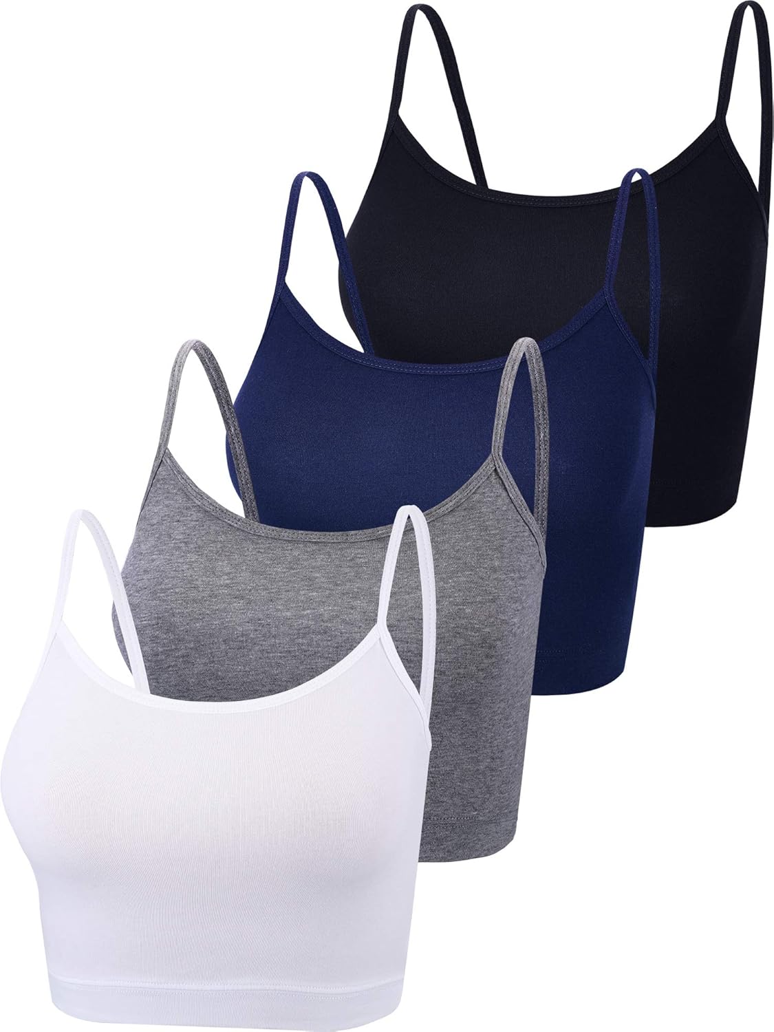 Marlene - 4 Pack Cropped Tank Tops for Women