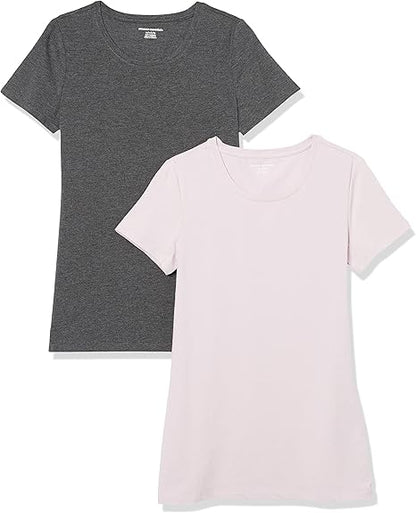 Sadie - Essentials Women's Classic-Fit Short-Sleeve Crewneck T-Shirt Multipack Collection