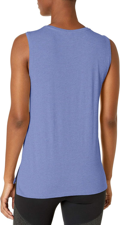 Catherine - Essentials Women's Soft Cotton Standard-Fit Yoga  Sleeveless Tank