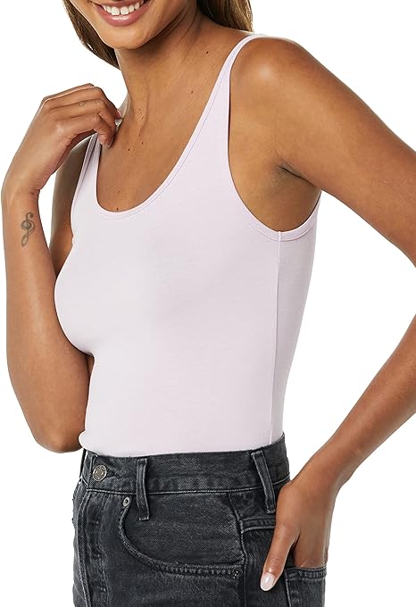 Joanne - Essentials Women's Slim-Fit Thin-Strap Tank Top, Pack of 2